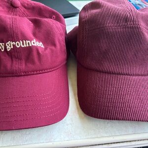 Target Burgundy Men's Hat Set